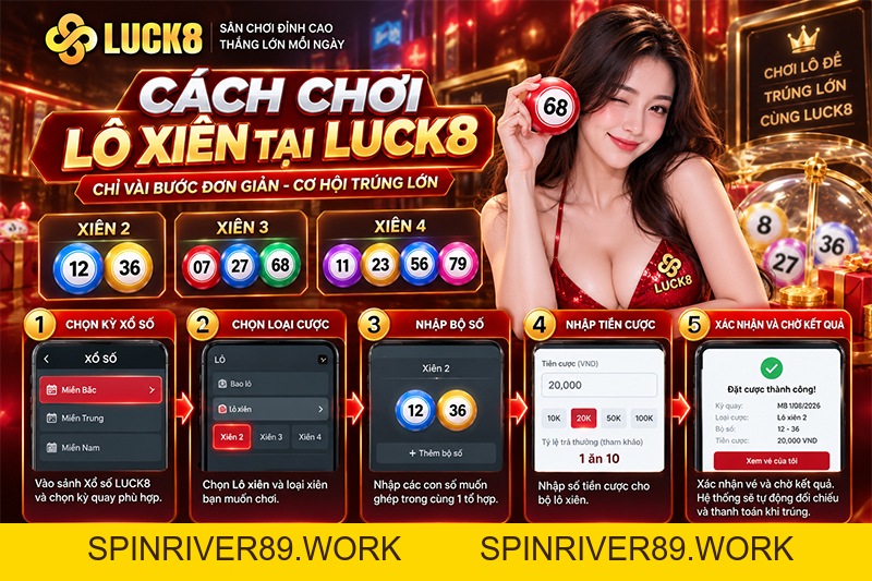 Lô Xiên Là Gì? Cách Chơi Lô Xiên 2, 3, 4 Tại LUCK8